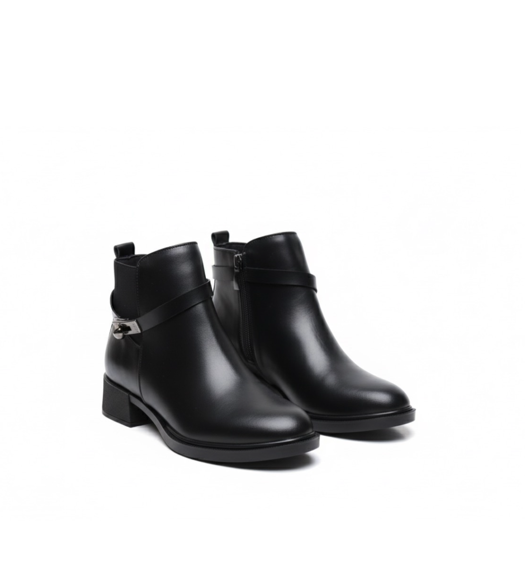 Bottines Courtes Détail Métallique