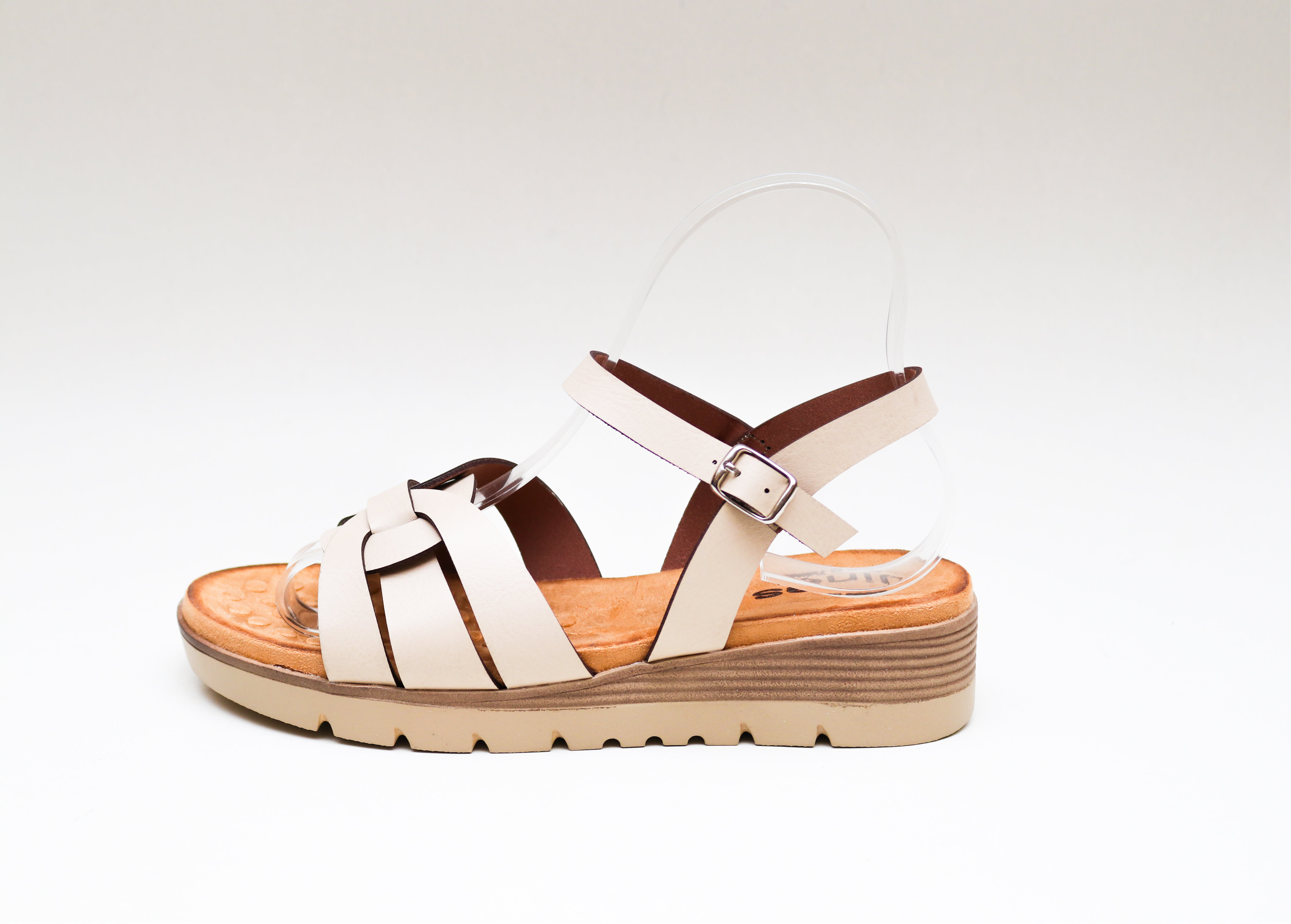 Sandales confort tressées