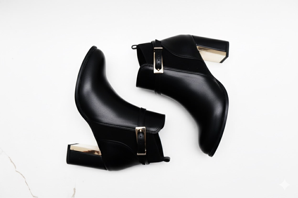 Unique Women's Chunky High Heel