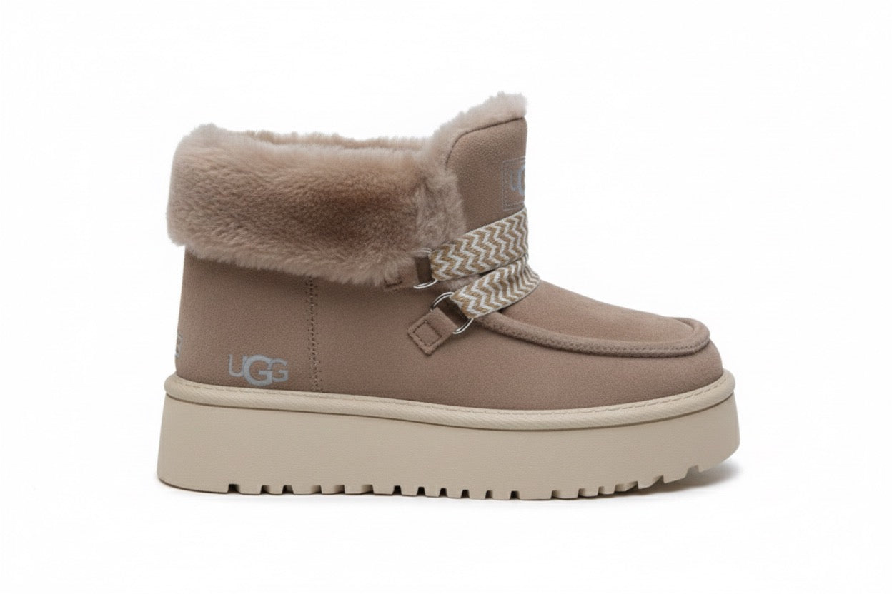 Bottine Fourrée Plateforme