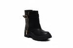Bottes noir chunky pour femmes