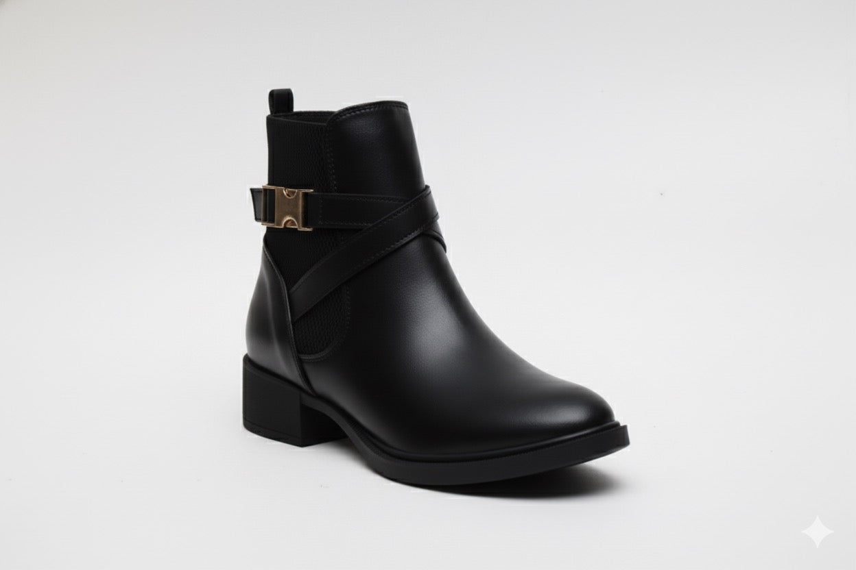 Bottines Courtes Détail Métallique