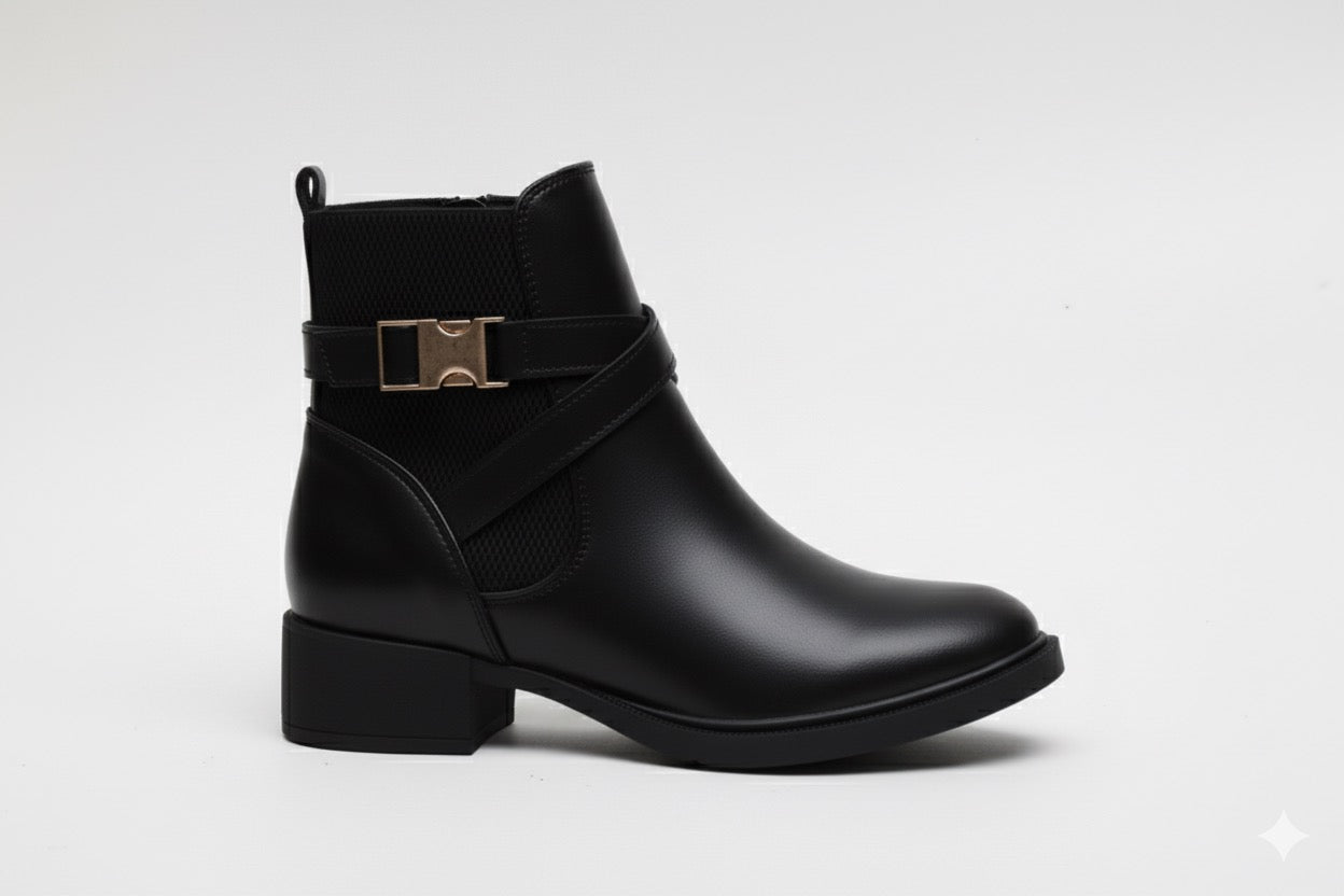 Bottines Courtes Détail Métallique