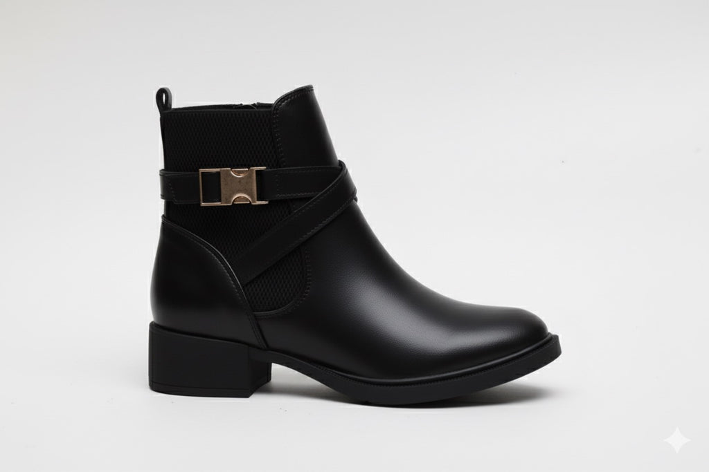 Bottines Courtes Détail Métallique