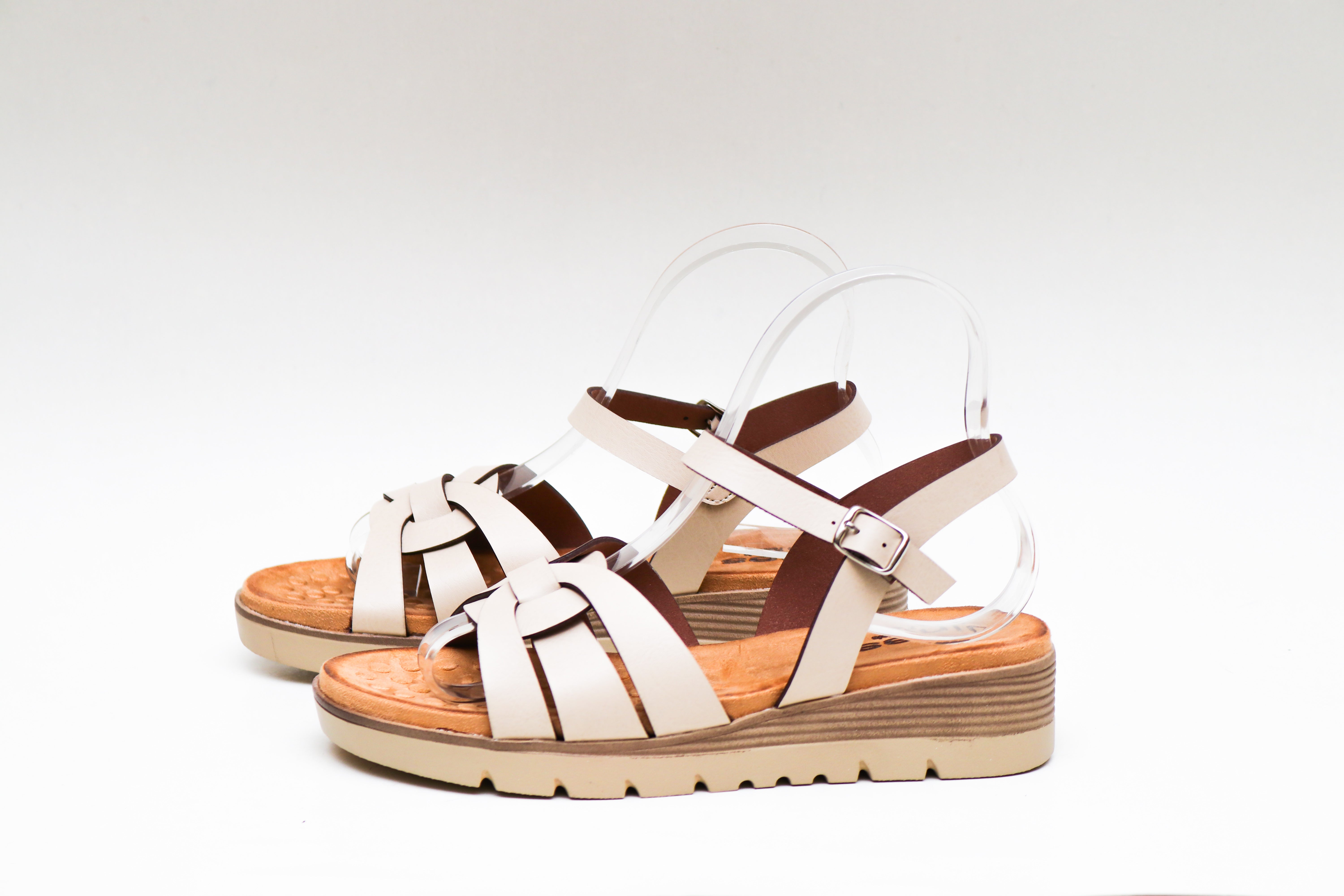 Sandales confort tressées