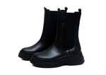 Boots Montantes  avec Semelle Épaisse – Style Urbain