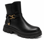 Bottines Chunky à Détails Métalliques