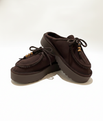 Mule Style Wallabee à Plateforme