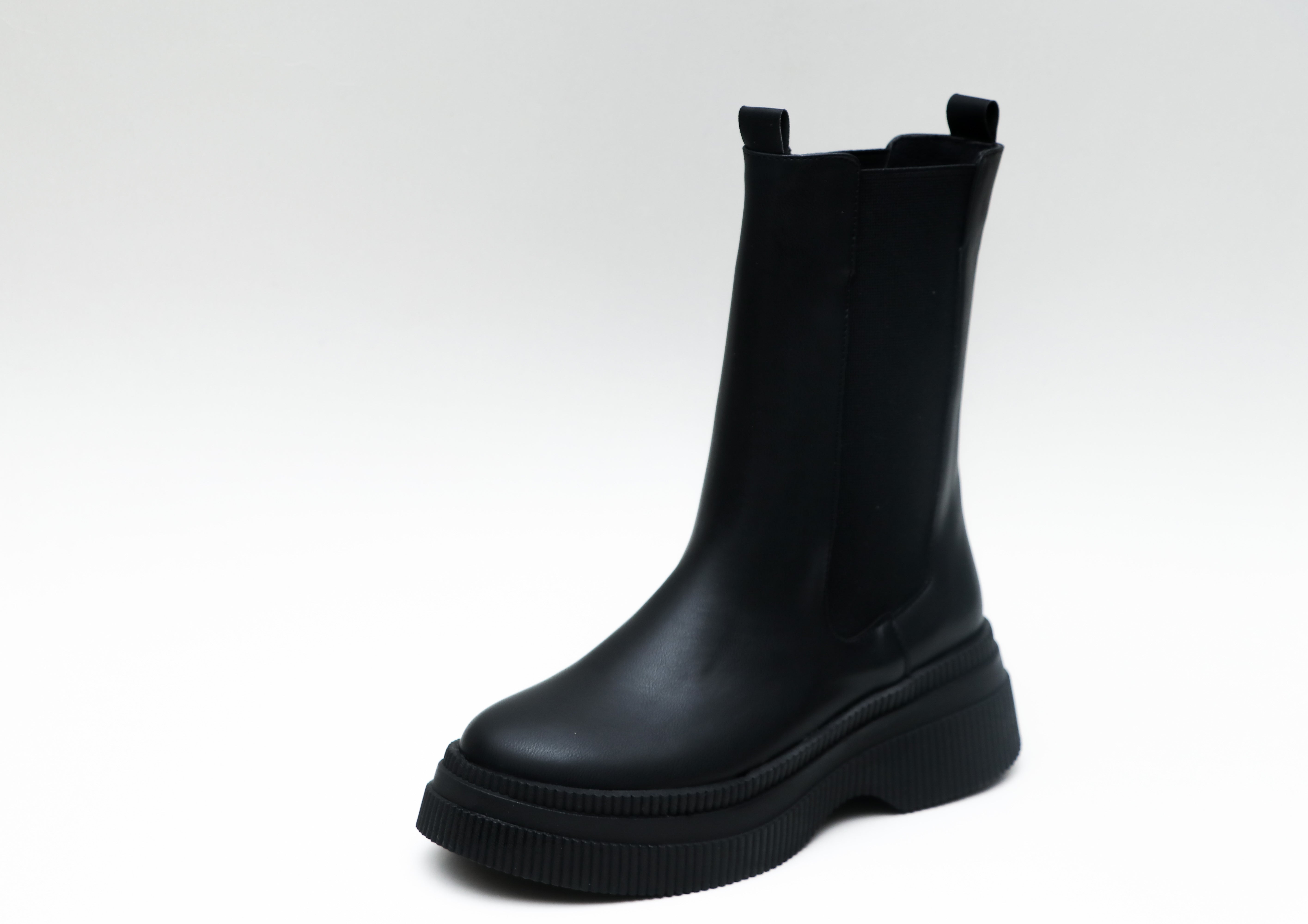 Boots Montantes  avec Semelle Épaisse – Style Urbain