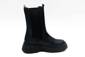 Boots Montantes  avec Semelle Épaisse – Style Urbain